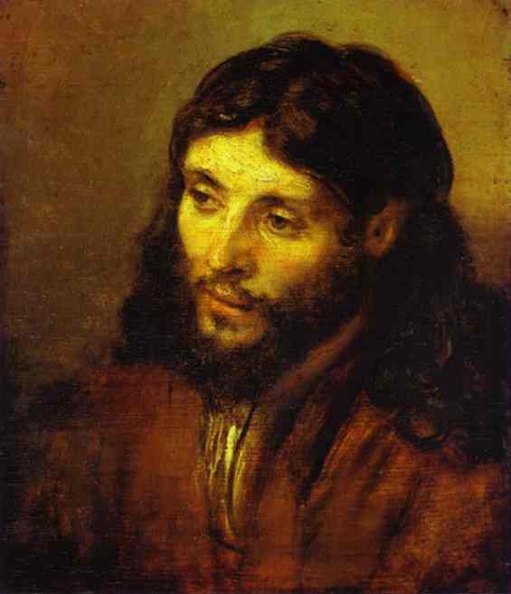 The Head Of Christ — Rembrandt Van Rijn