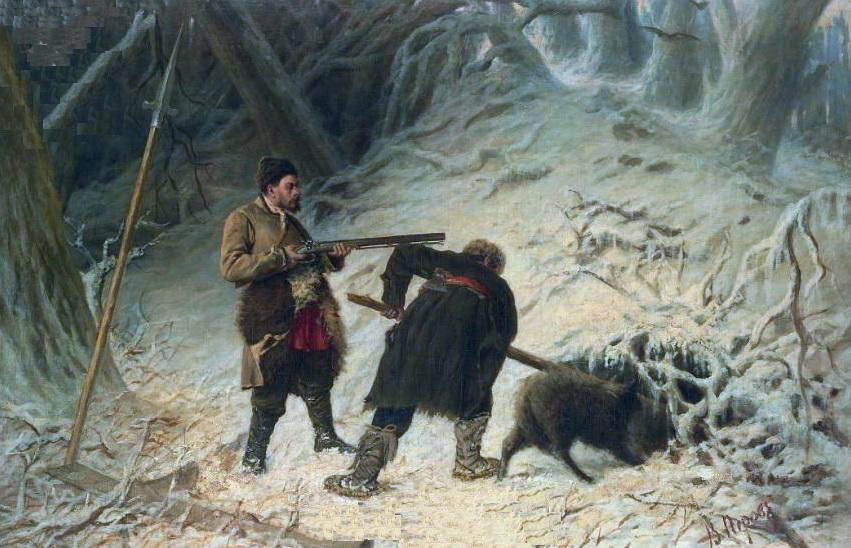 Hunting For Wild Boar — Vasily Grigoryevich Perov