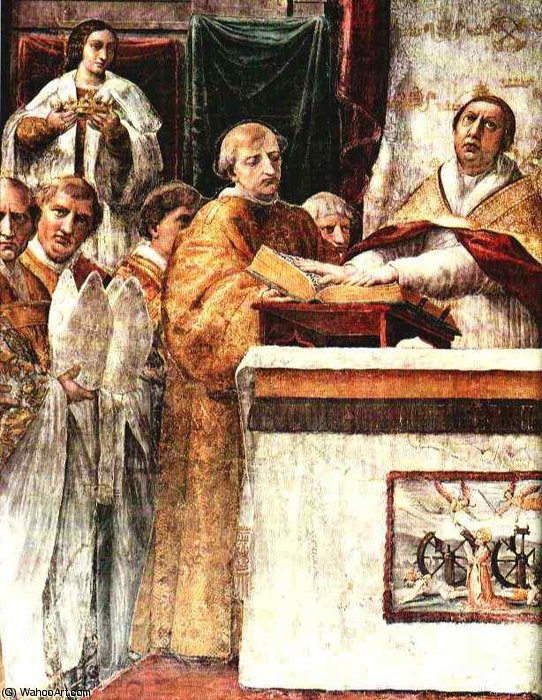 The Oath Of Pope Leo Iii (left View) — Raphael