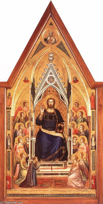 The Stefaneschi Triptych: Christ Enthroned — Giotto Di Bondone