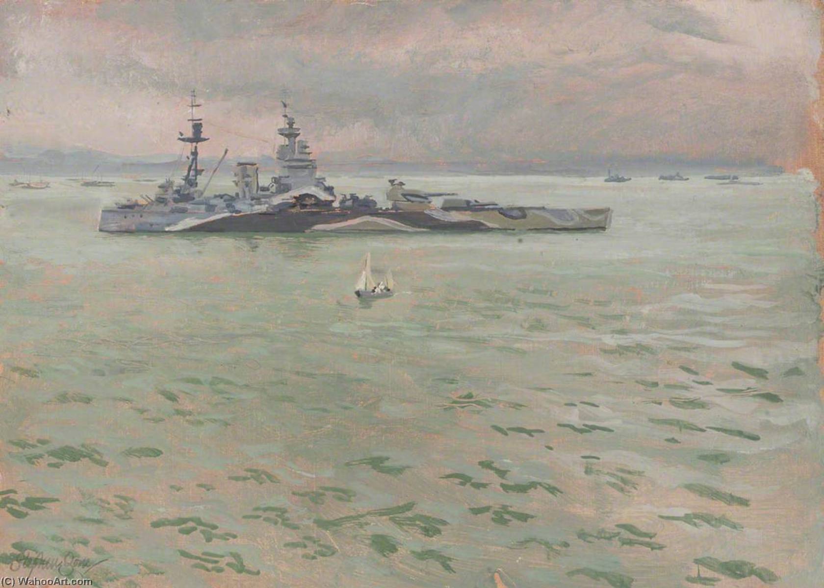 Hms 'rodney' — Stephen Bone