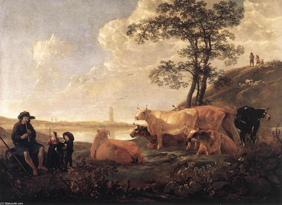 Landscape Near Rhenen — Aelbert Jacobsz Cuyp