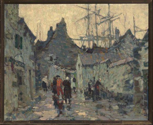 An Old Time Fishing Village — William Aiken Walker