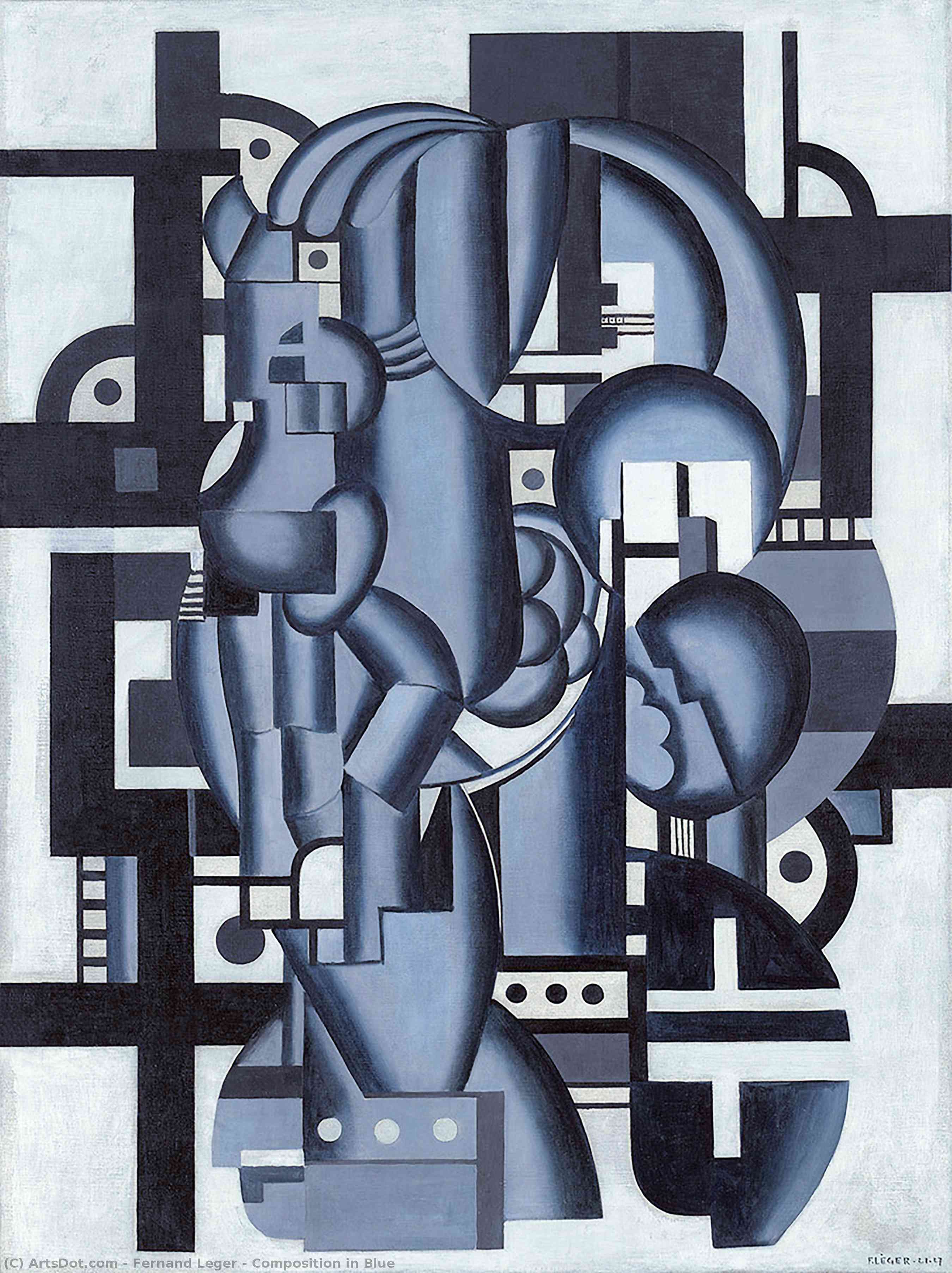 Composition In Blue — Fernand Léger