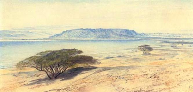 The Southern End Of The Dead Sea — Edward Lear