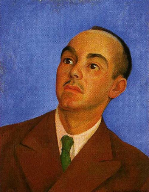 Portrait Of Carlos Pellicer — Diego Rivera