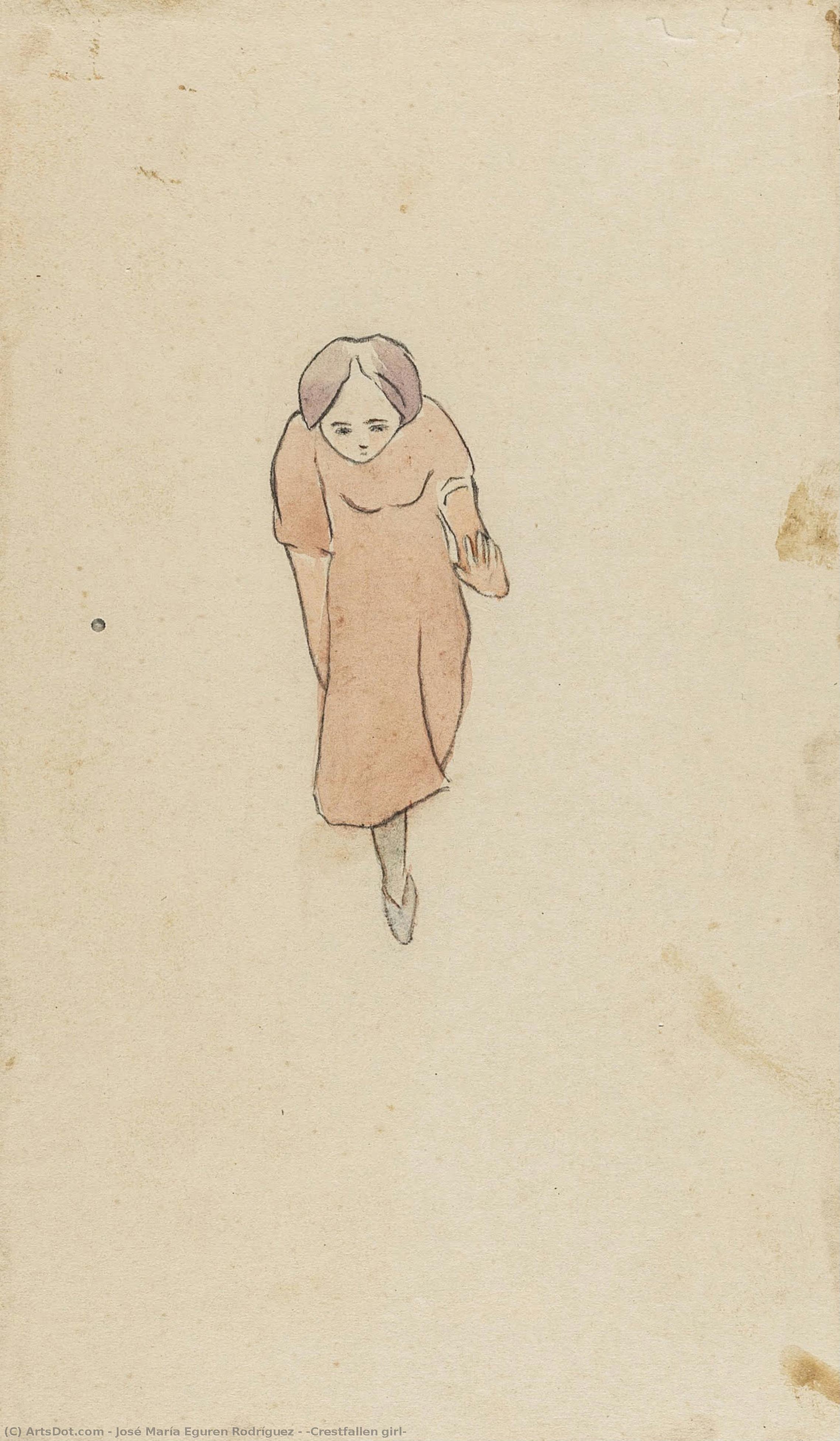 [crestfallen Girl] — José María Eguren Rodríguez