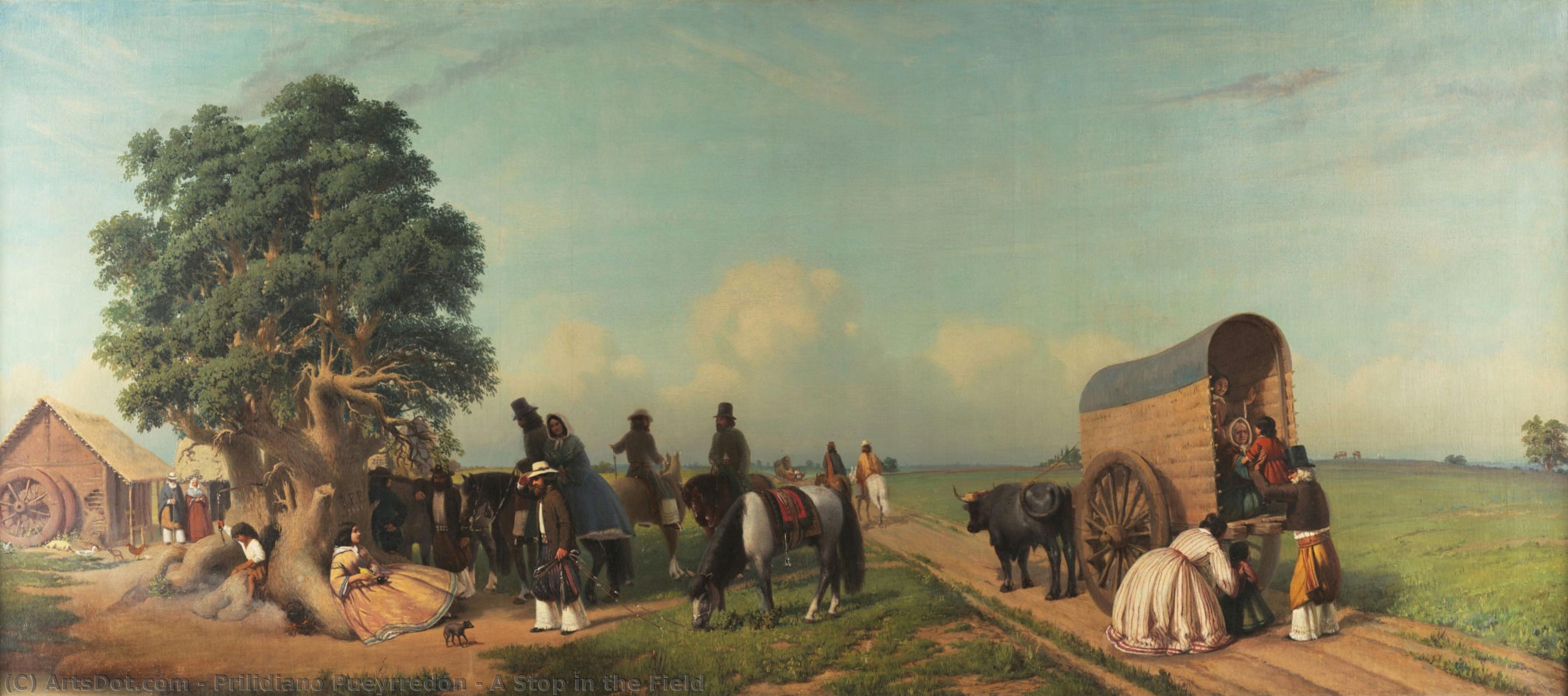 A Stop In The Field — Prilidiano Pueyrredón