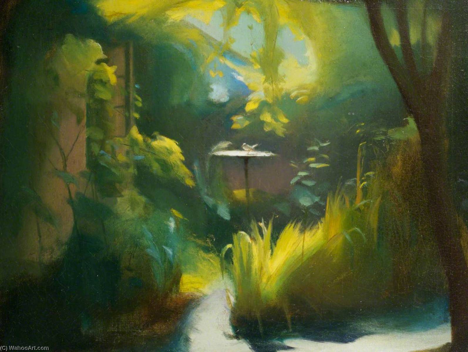 Foliage, Water And Bird — Edgar Herbert Thomas