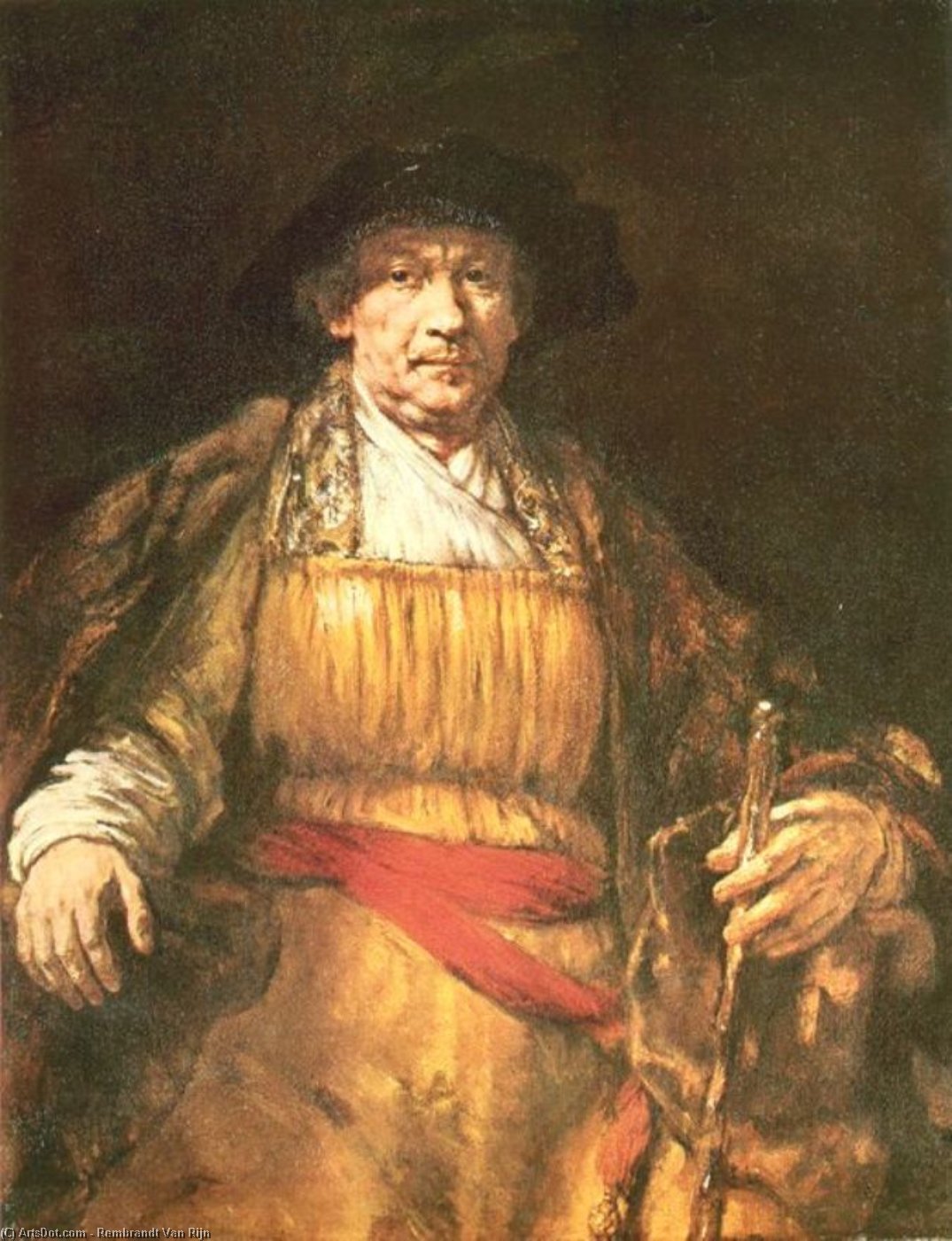 Self Portrait (12) — Rembrandt Van Rijn