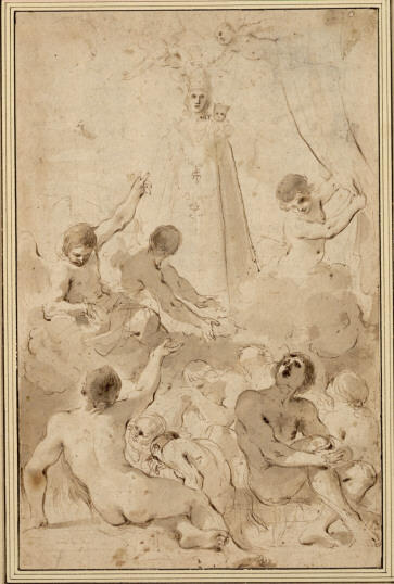 Madonna Di Loreto With Angels — Hans Baldung