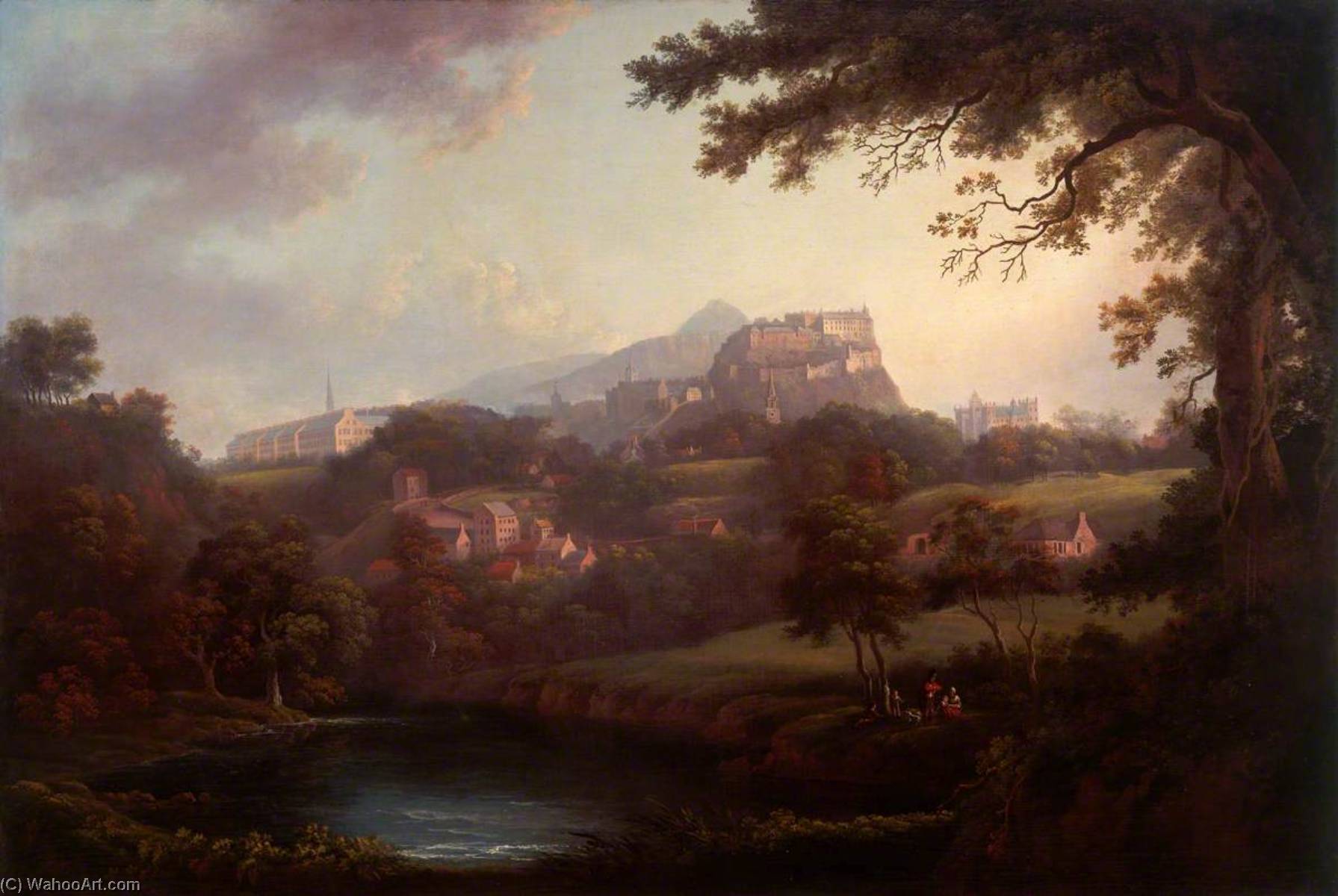 Edinburgh From The Water Of Leith — Patrick Nasmyth