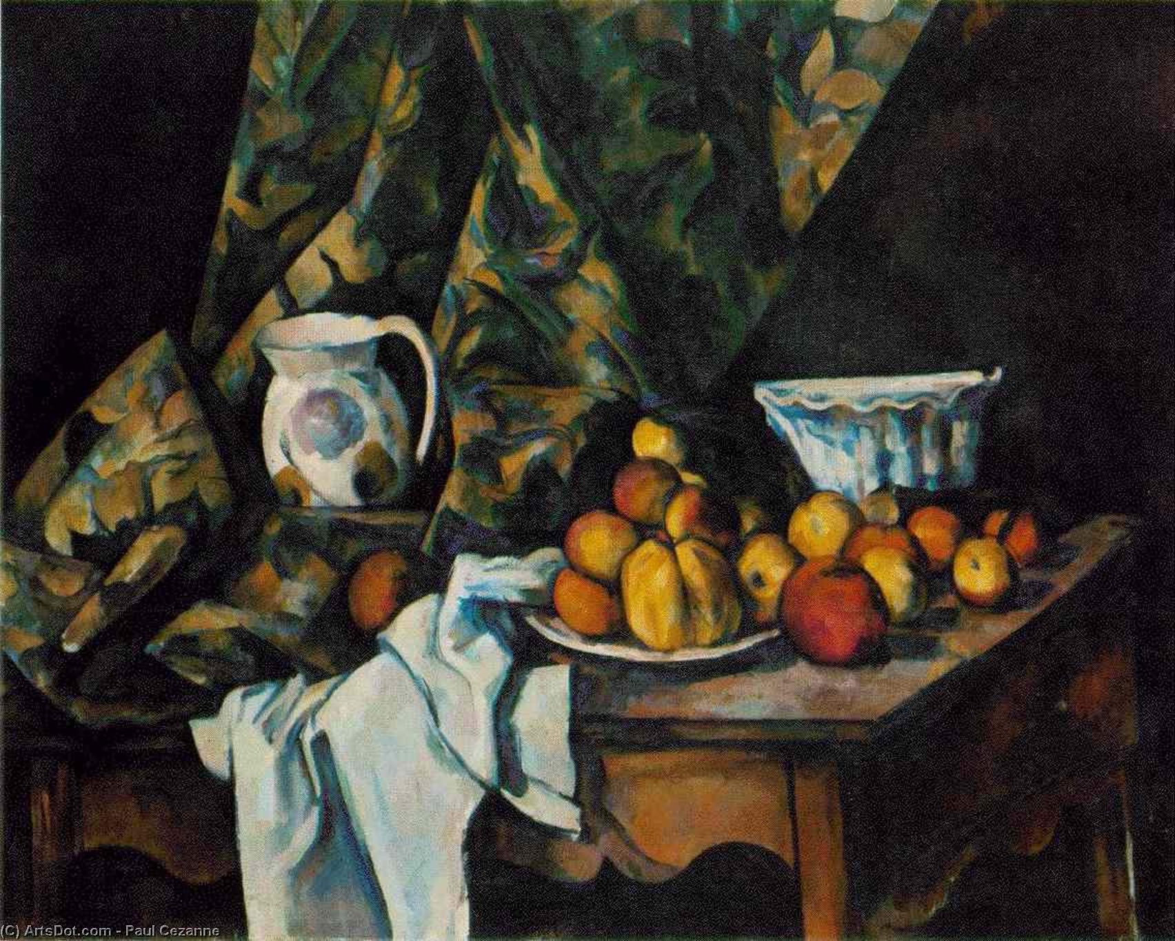 Nature Morte Au Vase Pique-fleurs,c.1905, Ng Washing — Paul Cézanne