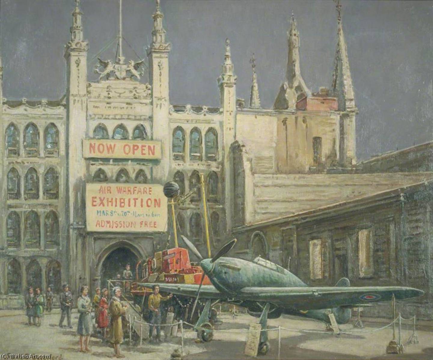 A Hurricane At The Guildhall, London — Frank Ernest Beresford