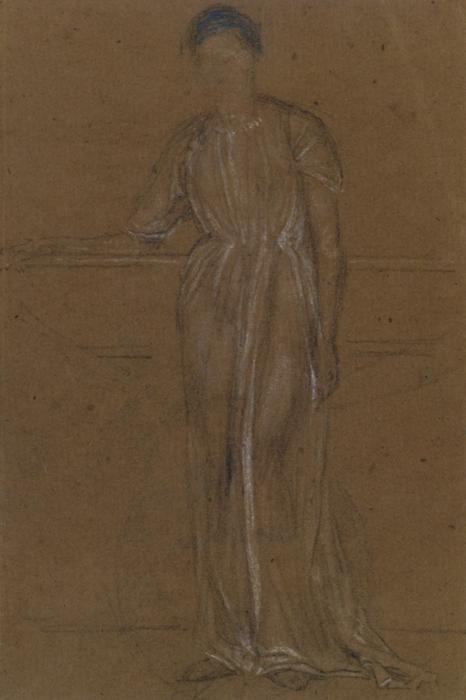 Draped Figure, Standing — James Abbott Mcneill Whistler
