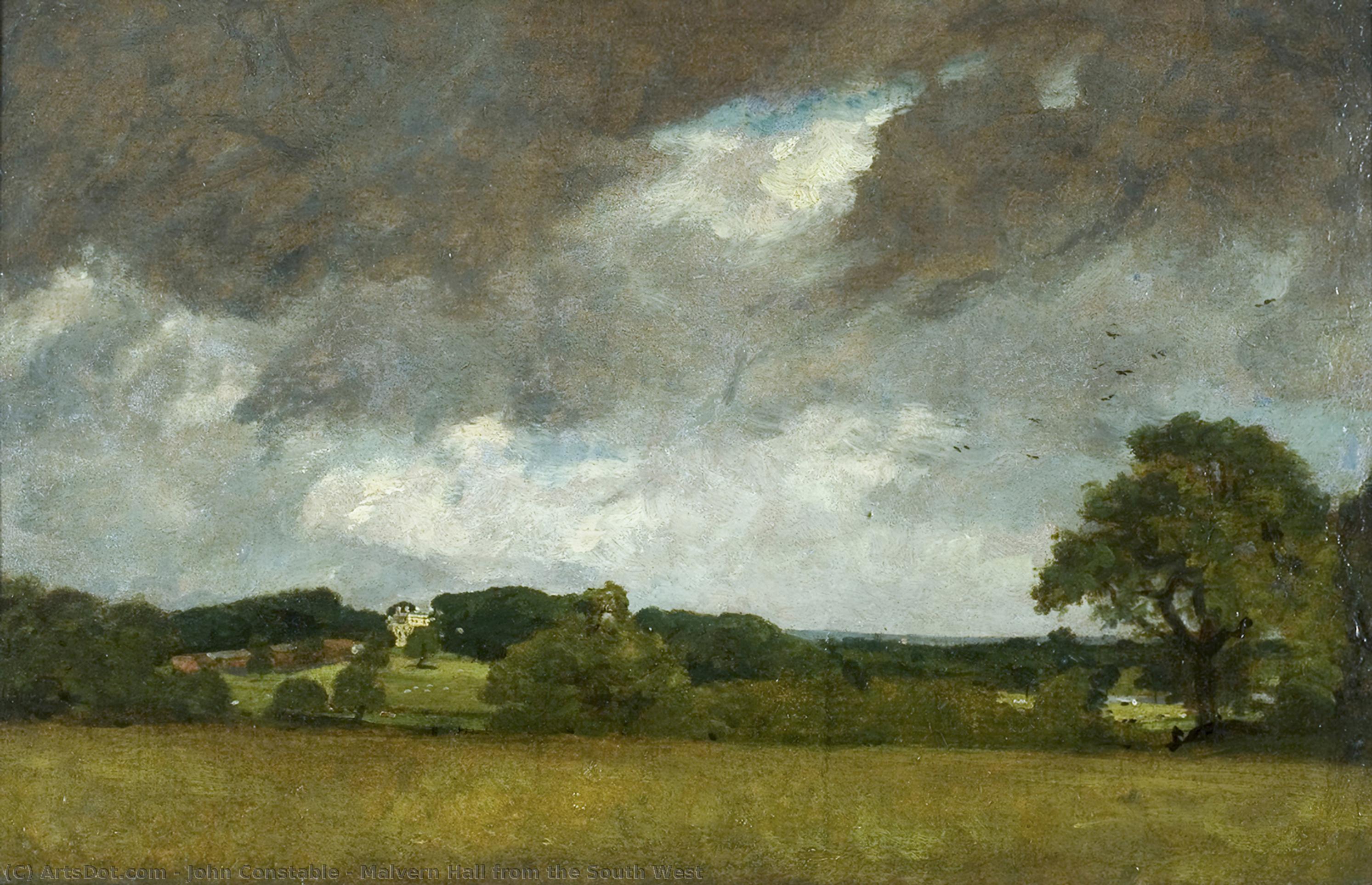 Malvern Hall From The South West — John Constable