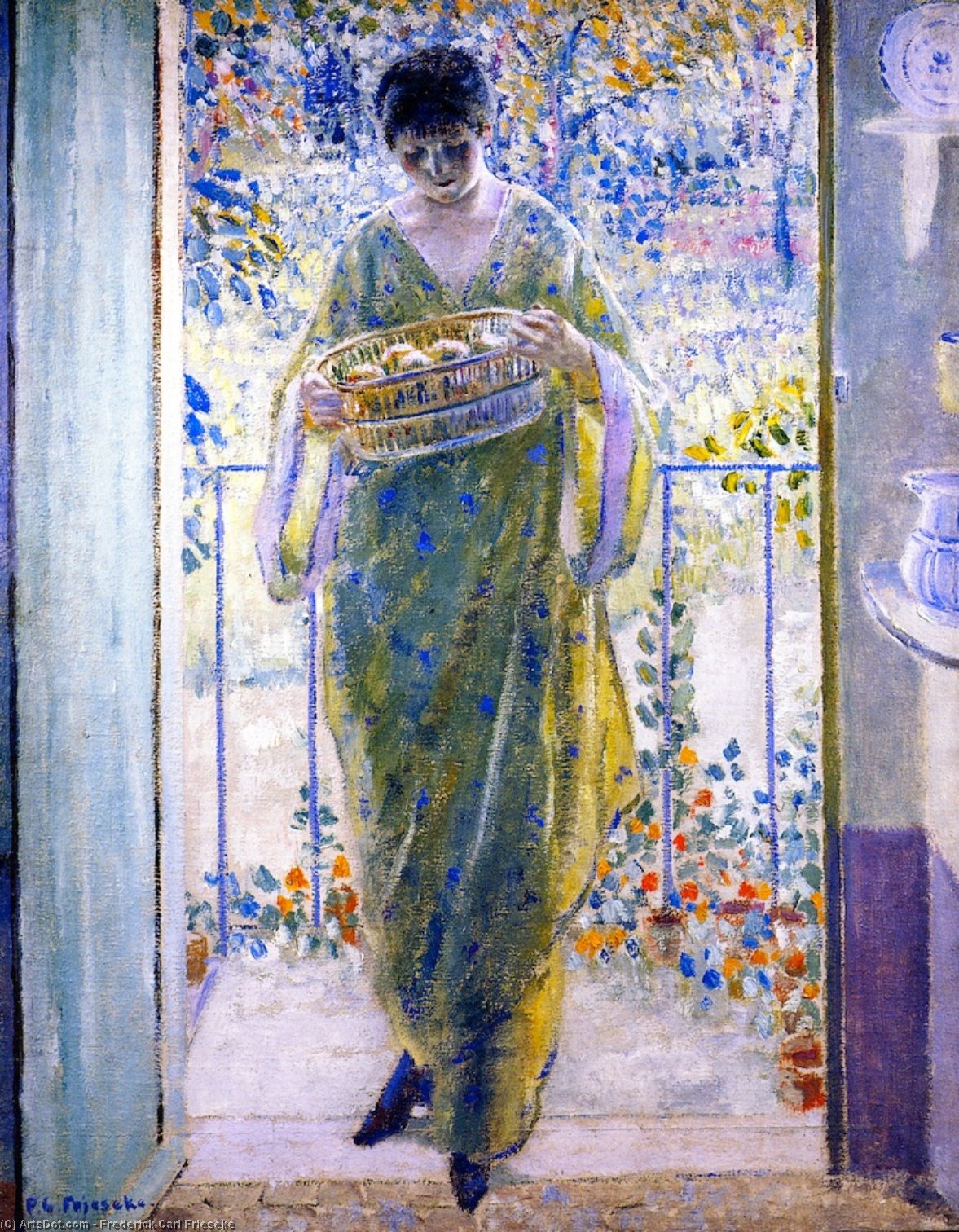 The Kitchen Door — Frederick Carl Frieseke
