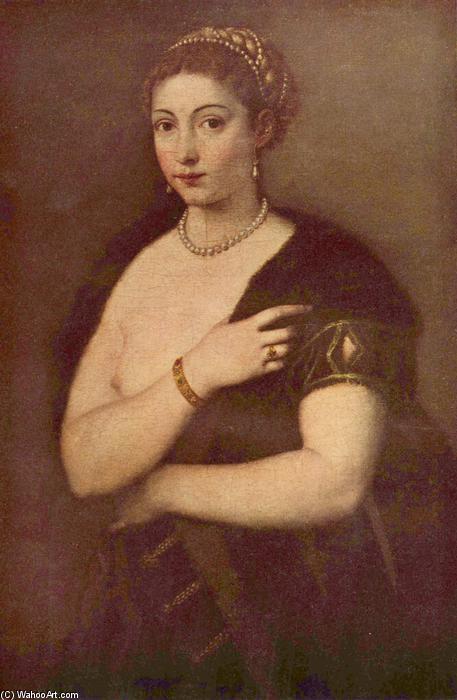 Girls In Furs (portrait Of A Woman) — Titian
