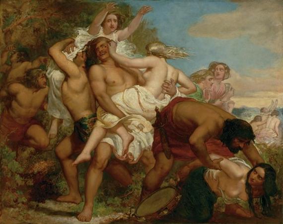 The Tribe Of Benjamin Seizing The Daughter Of Shiloh — Sir John Everett Millais