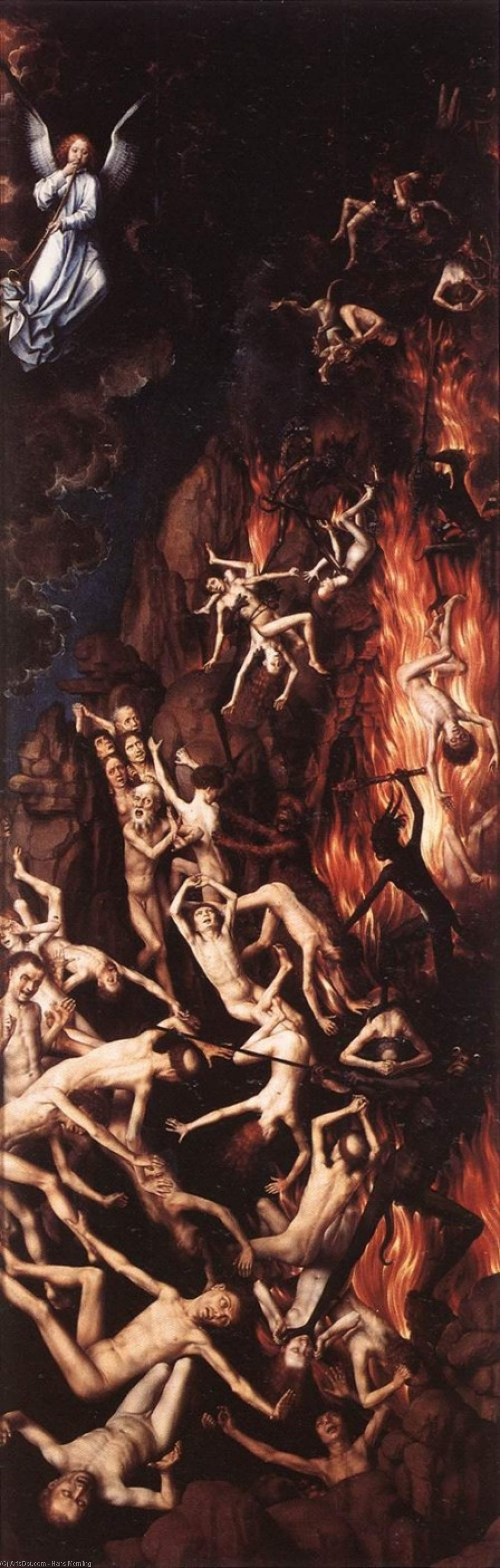 Last Judgment Triptych (detail - (9)) — Memling, Hans