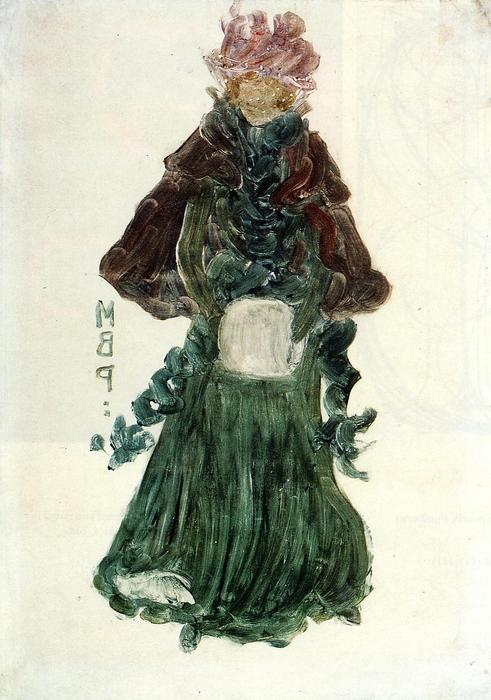 The Red Cape — Maurice Brazil Prendergast