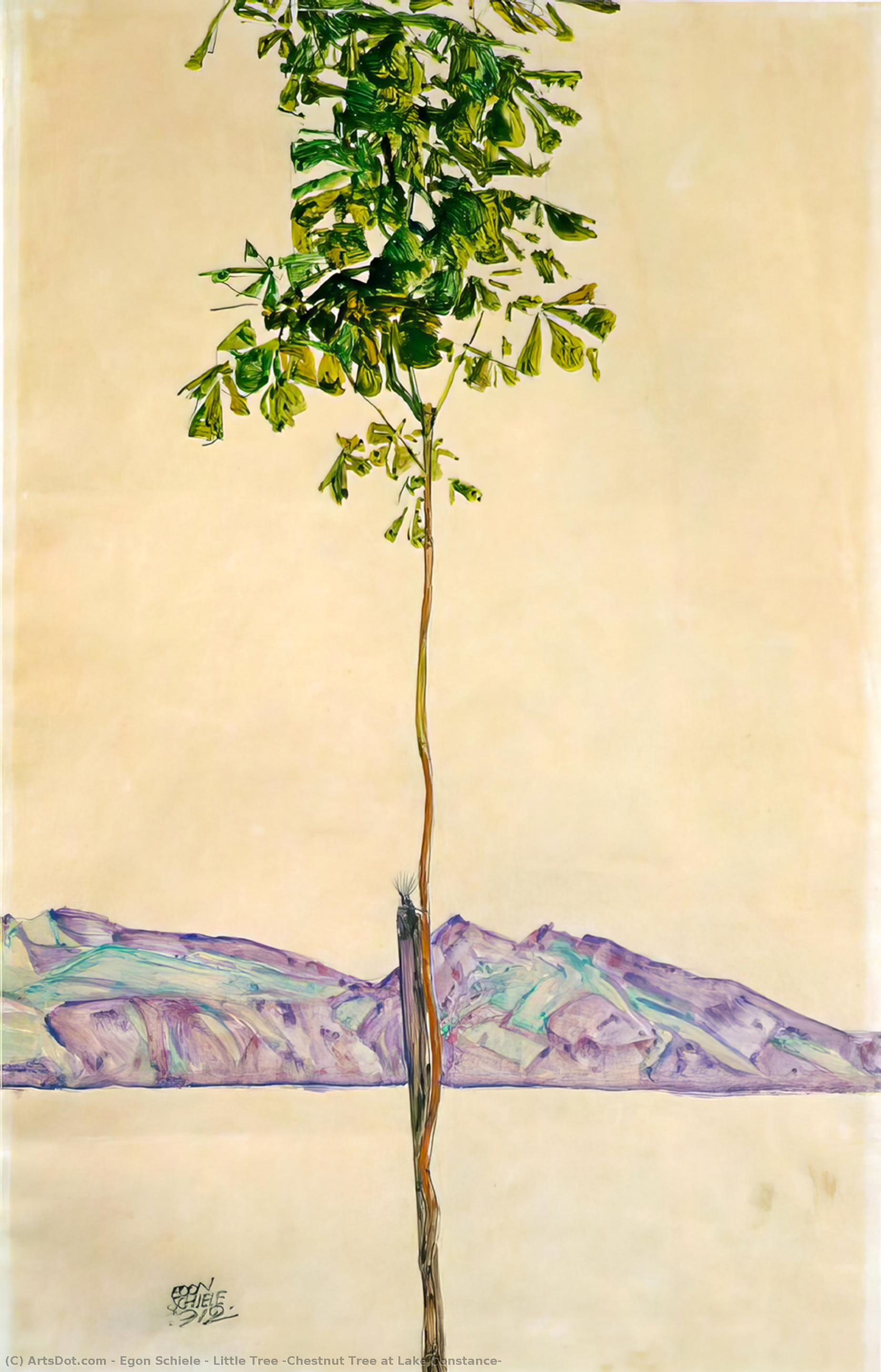 Little Tree (chestnut Tree At Lake Constance) — Egon Schiele