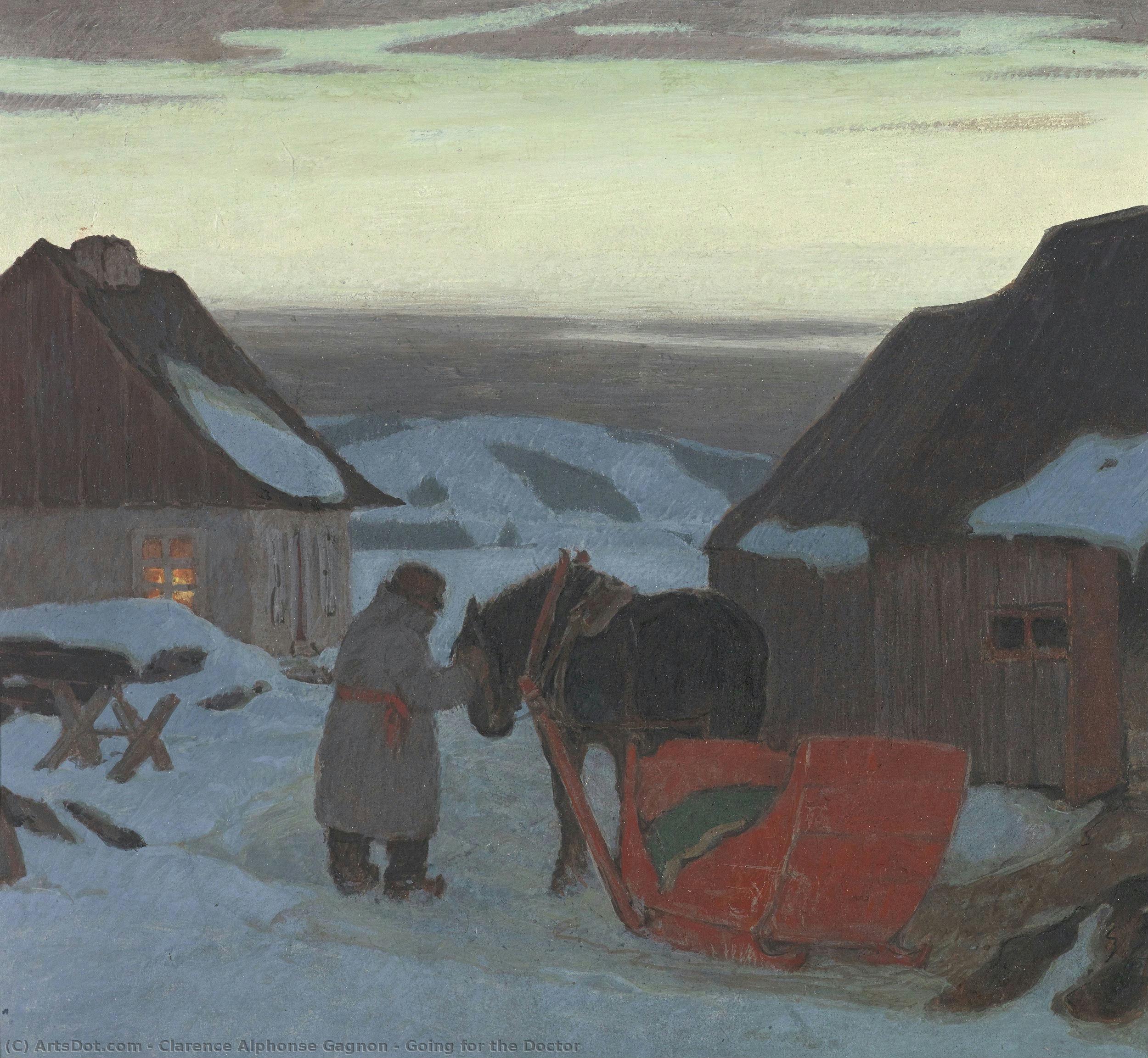 Going For The Doctor — Clarence Alphonse Gagnon
