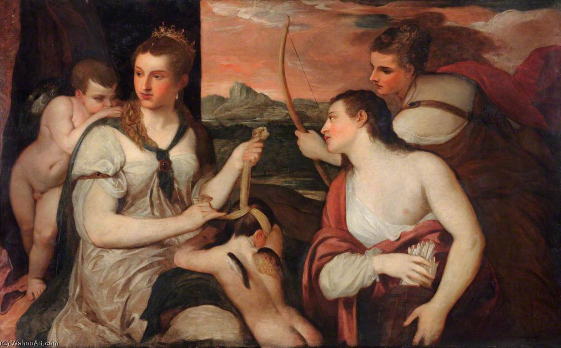 The Binding Of Cupid (after Titian) — Henry Howard