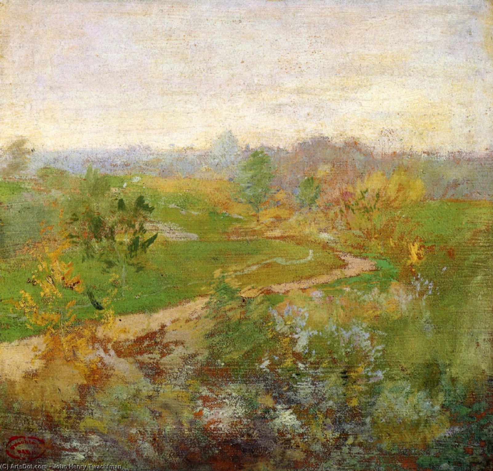 Road Over The Hill — John Henry Twachtman