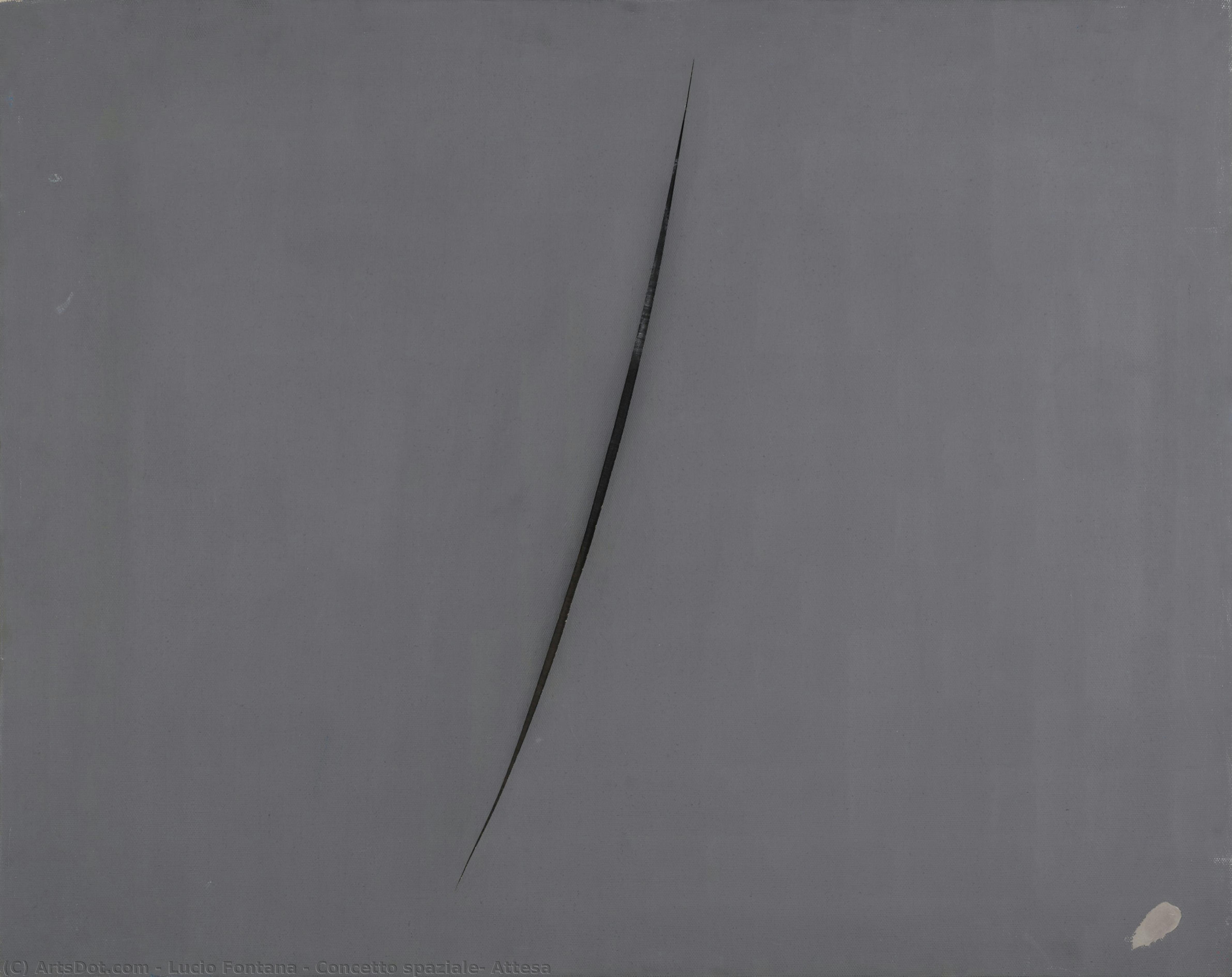 Concetto Spaziale, Attesa — Lucio Fontana