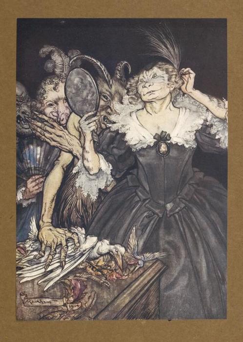 Comus 1 — Arthur Rackham