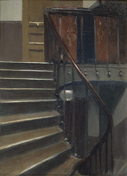 Stairway At 48 Rue De Lille Paris — Edward Hopper