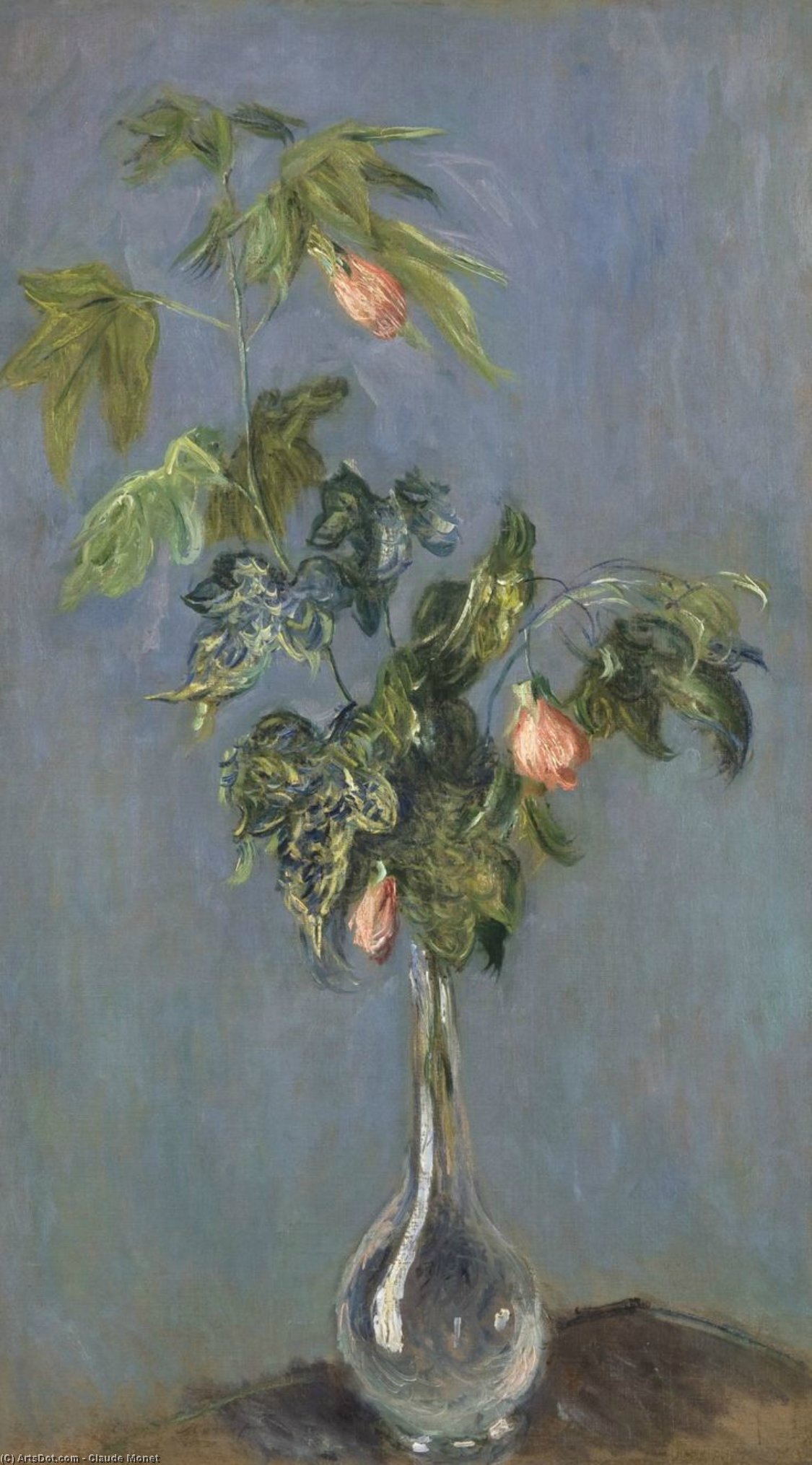 Flowers In A Vase — Claude Monet