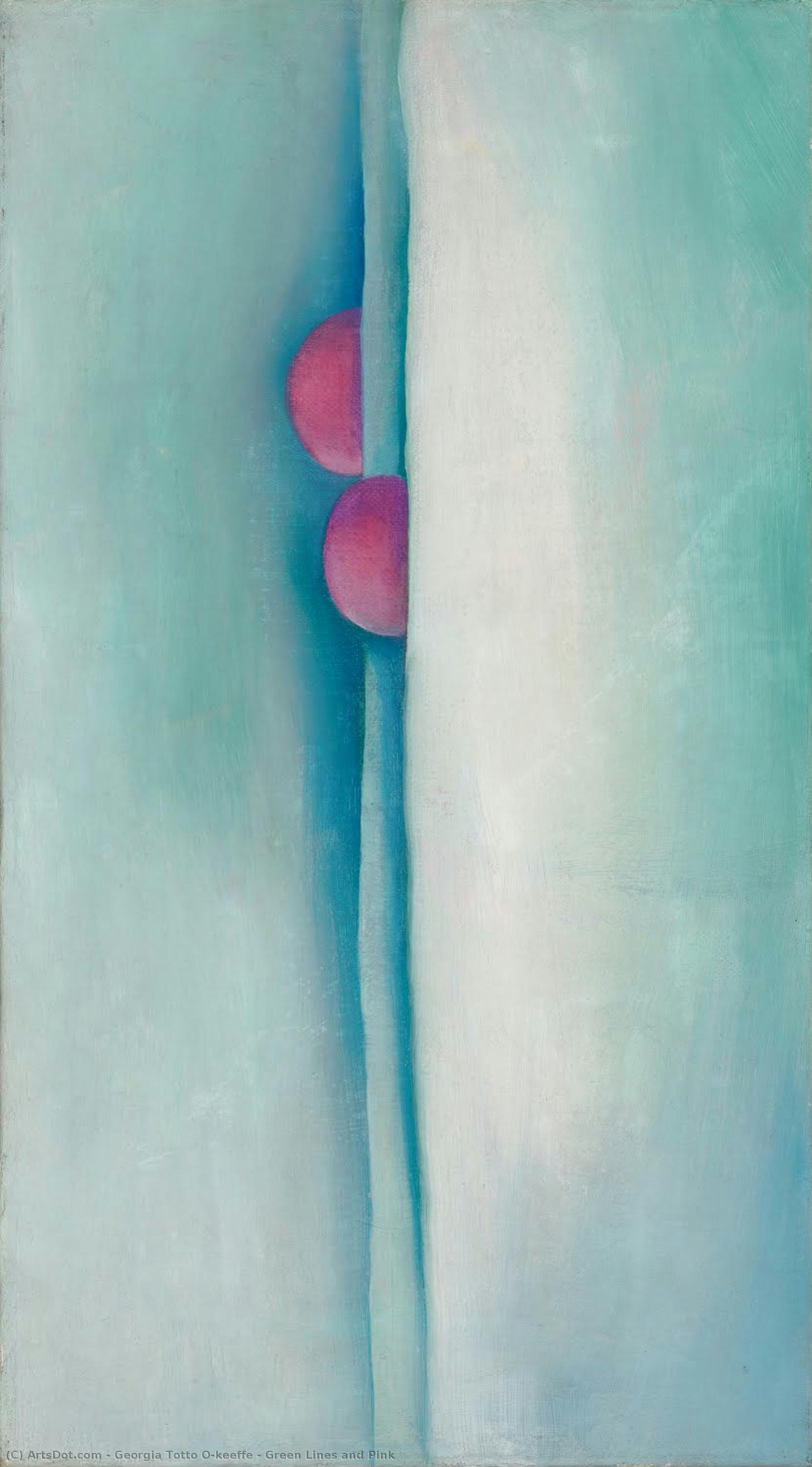 Green Lines And Pink — Georgia O'keeffe