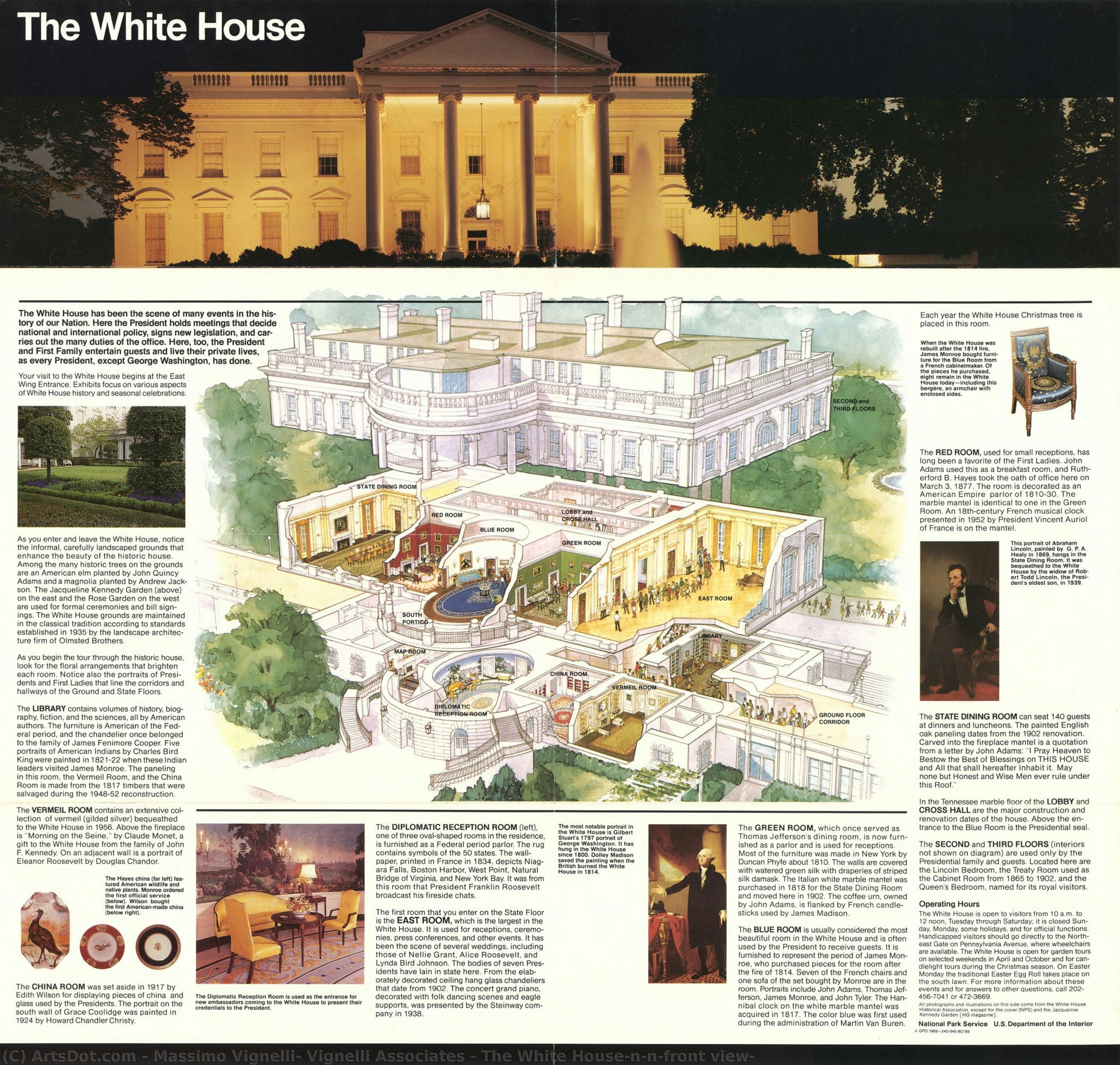 The White House\n\n[front View] — Massimo Vignelli, Vignelli Associates