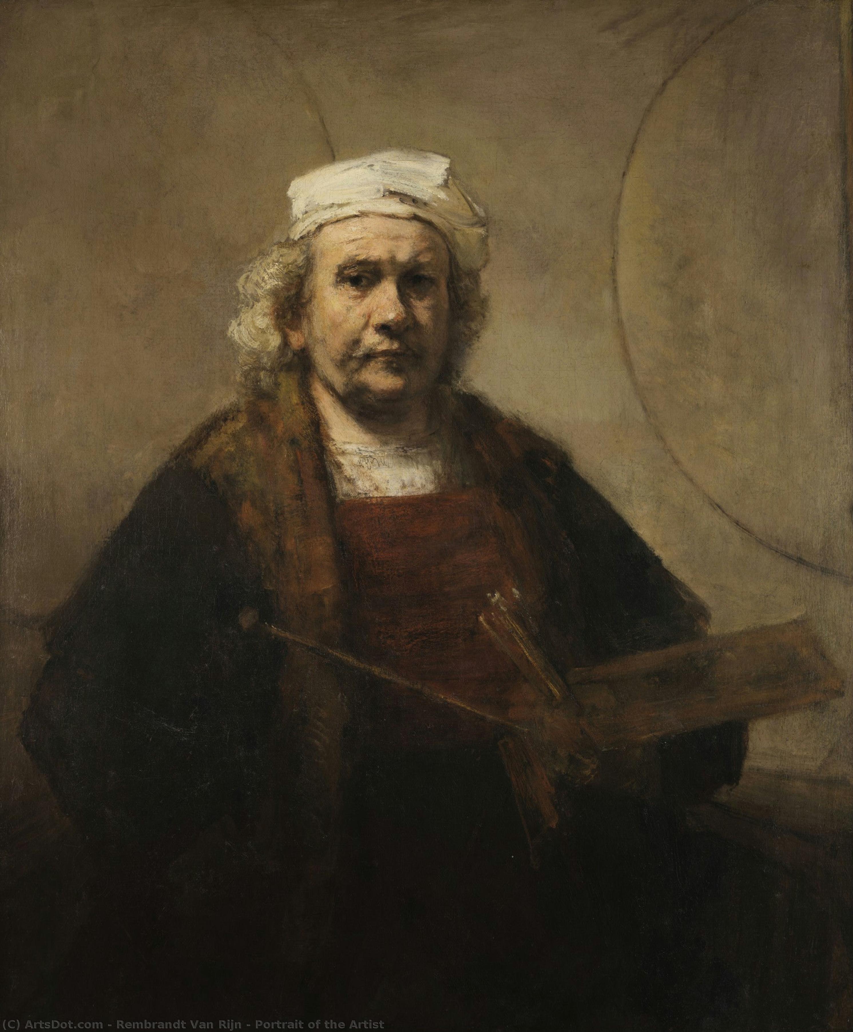 Portrait Of The Artist — Rembrandt Van Rijn