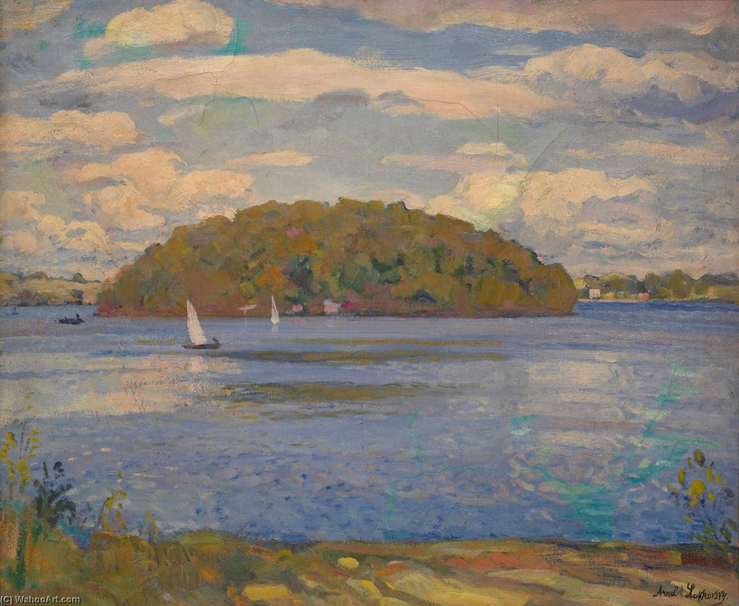 Island Seascape — Arnold Borisovich Lakhovsky