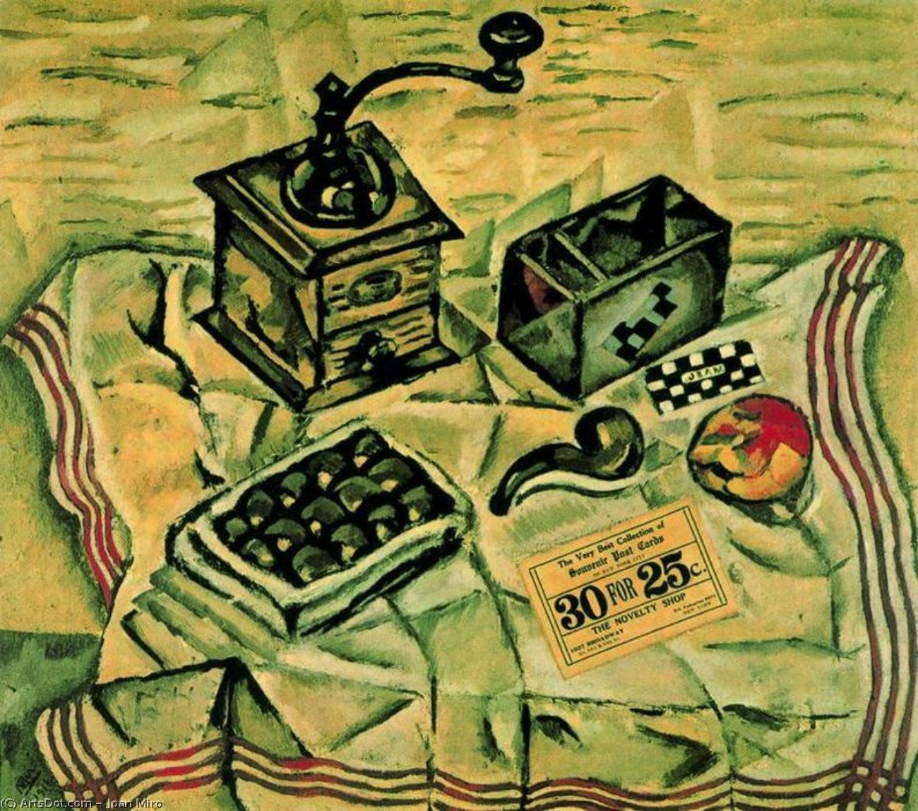 Naturaleza Muerta Con Un Molino De Café — Joan Miró