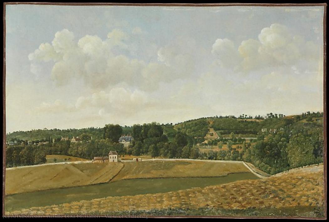 View Of Châtenay — Achille Etna Michallon