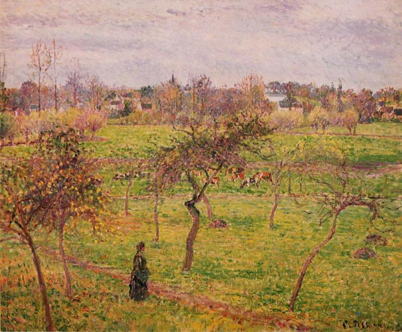 Meadow At Eragny — Camille Pissarro