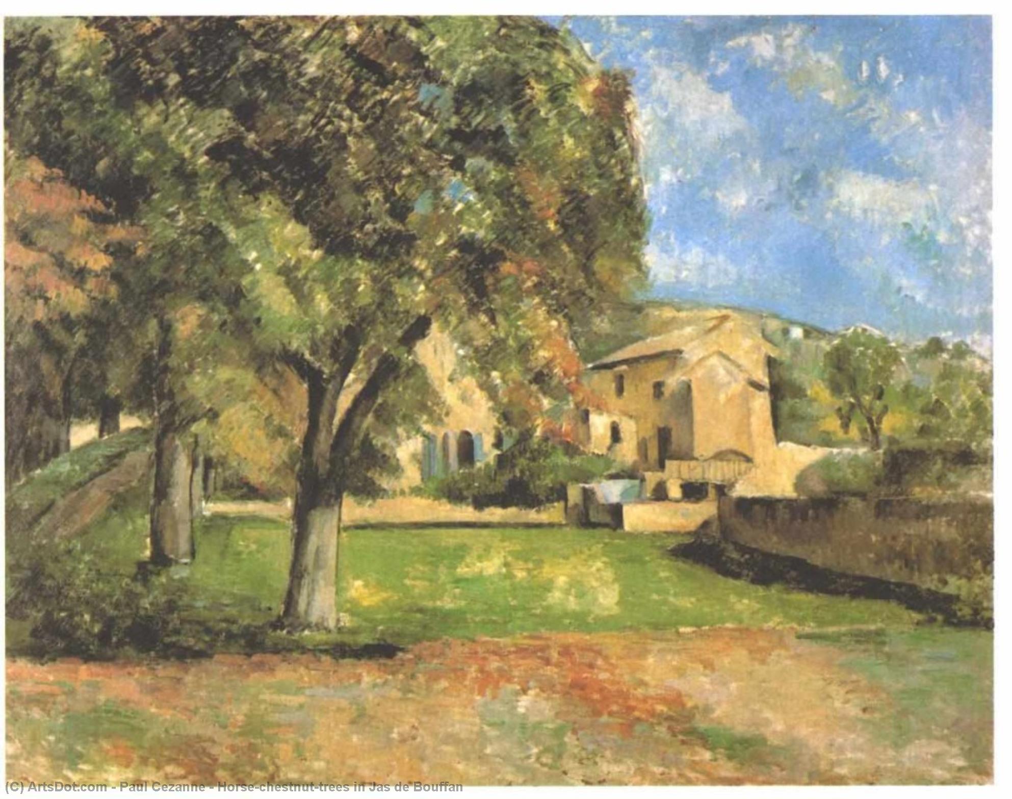 Horse-chestnut-trees In Jas De Bouffan — Paul Cézanne