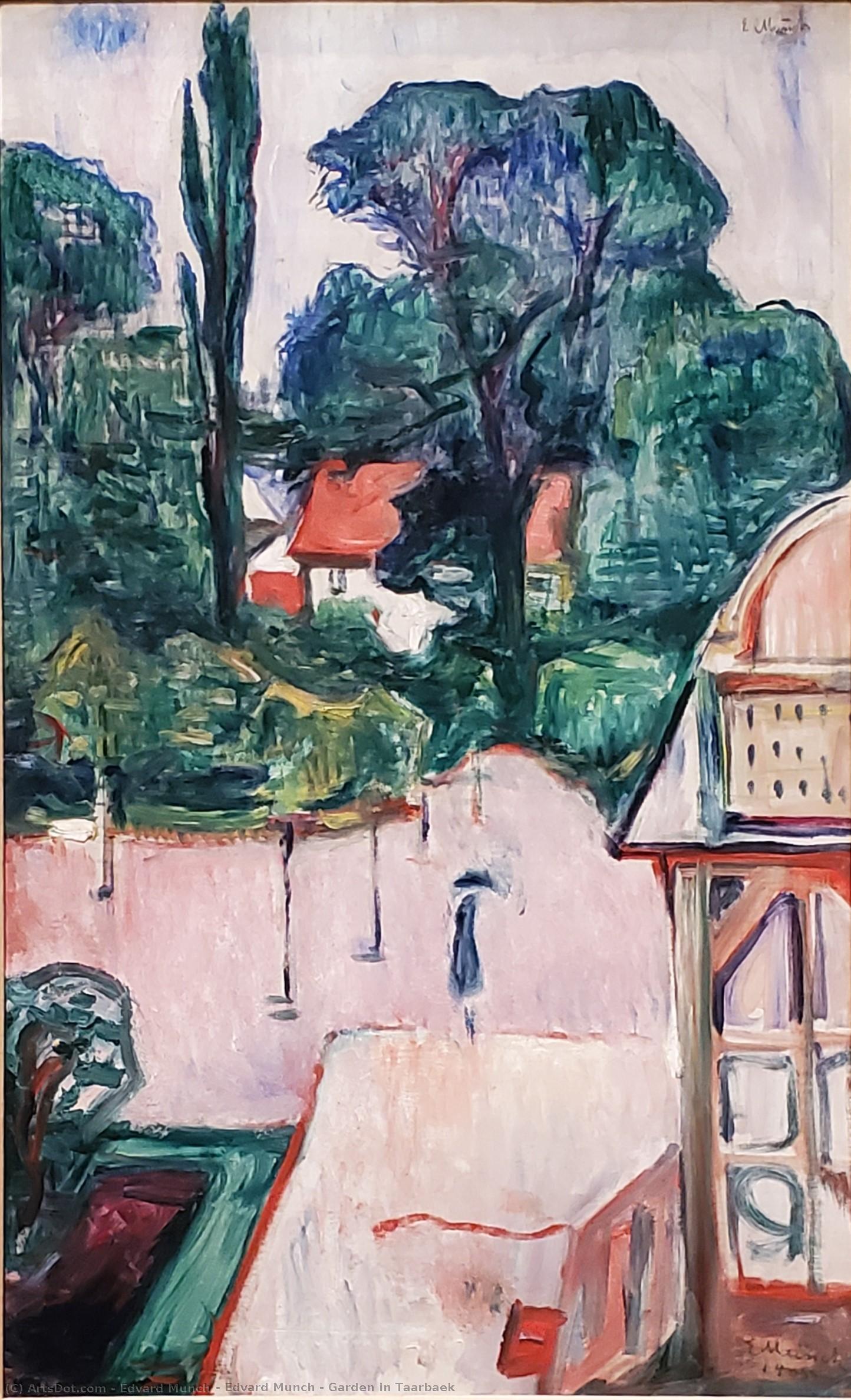 Edvard Munch - Garden In Taarbaek — Edvard Munch