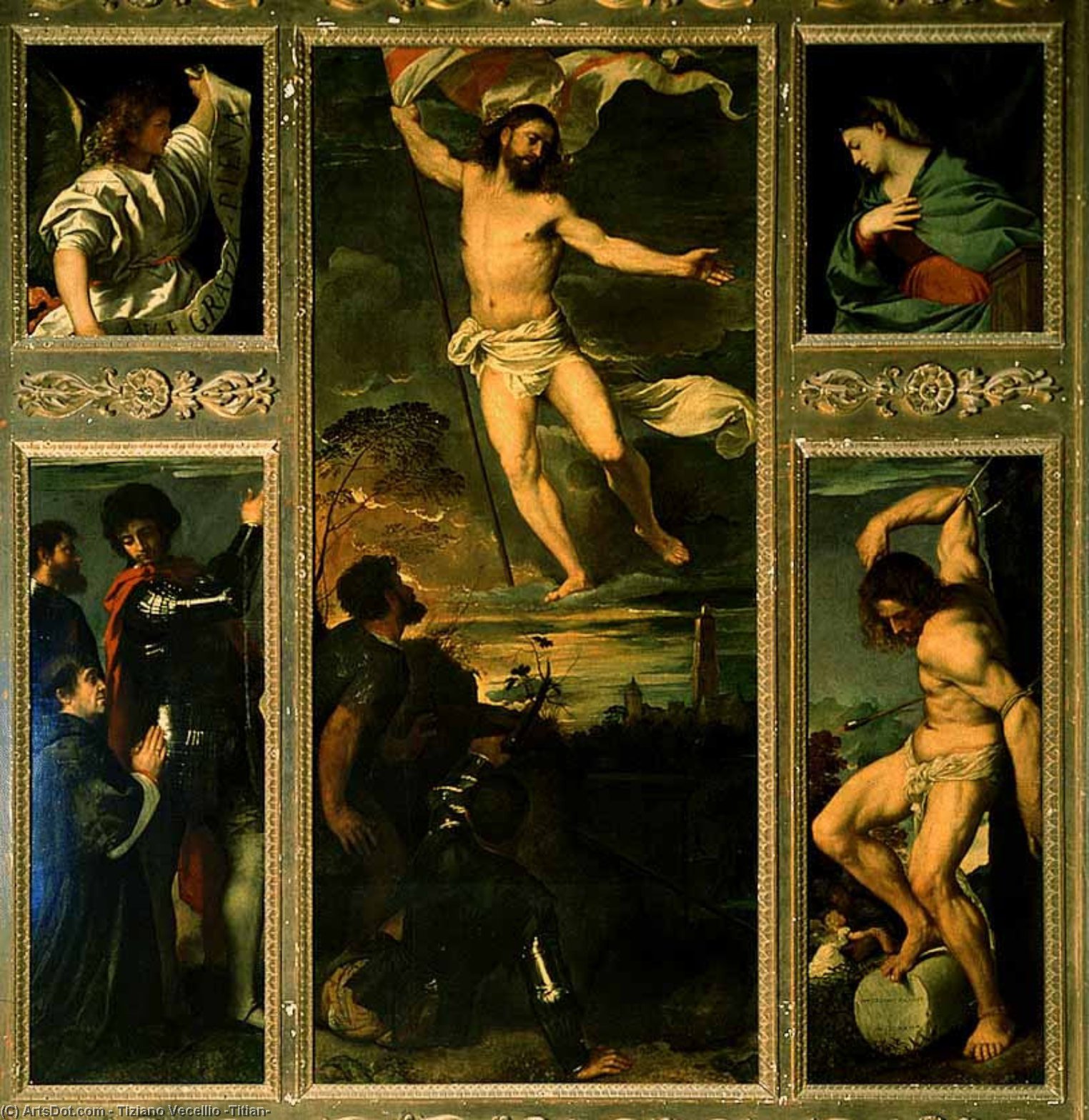 Polyptych Of The Resurrection — Titian