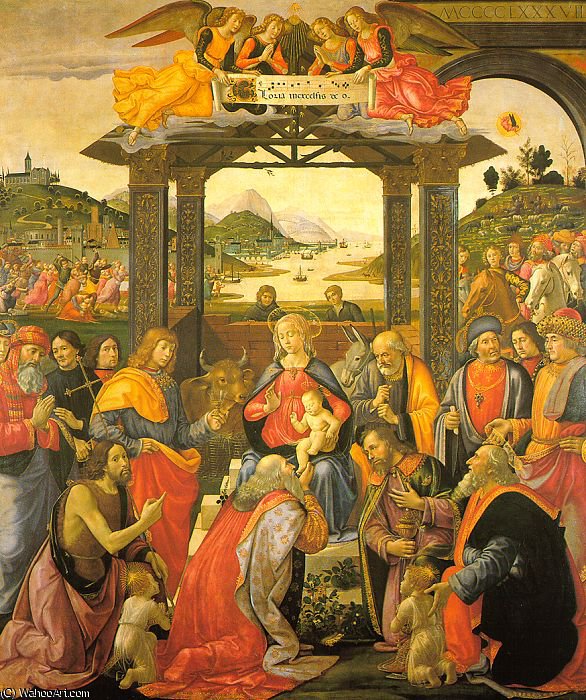 Adoration Of The Magi — Domenico Ghirlandaio