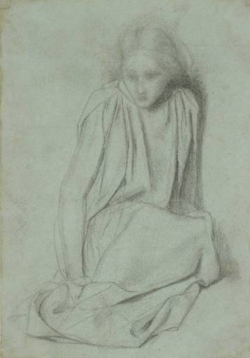 Ecce Ancilla Domini! - Study — Dante Gabriel Rossetti