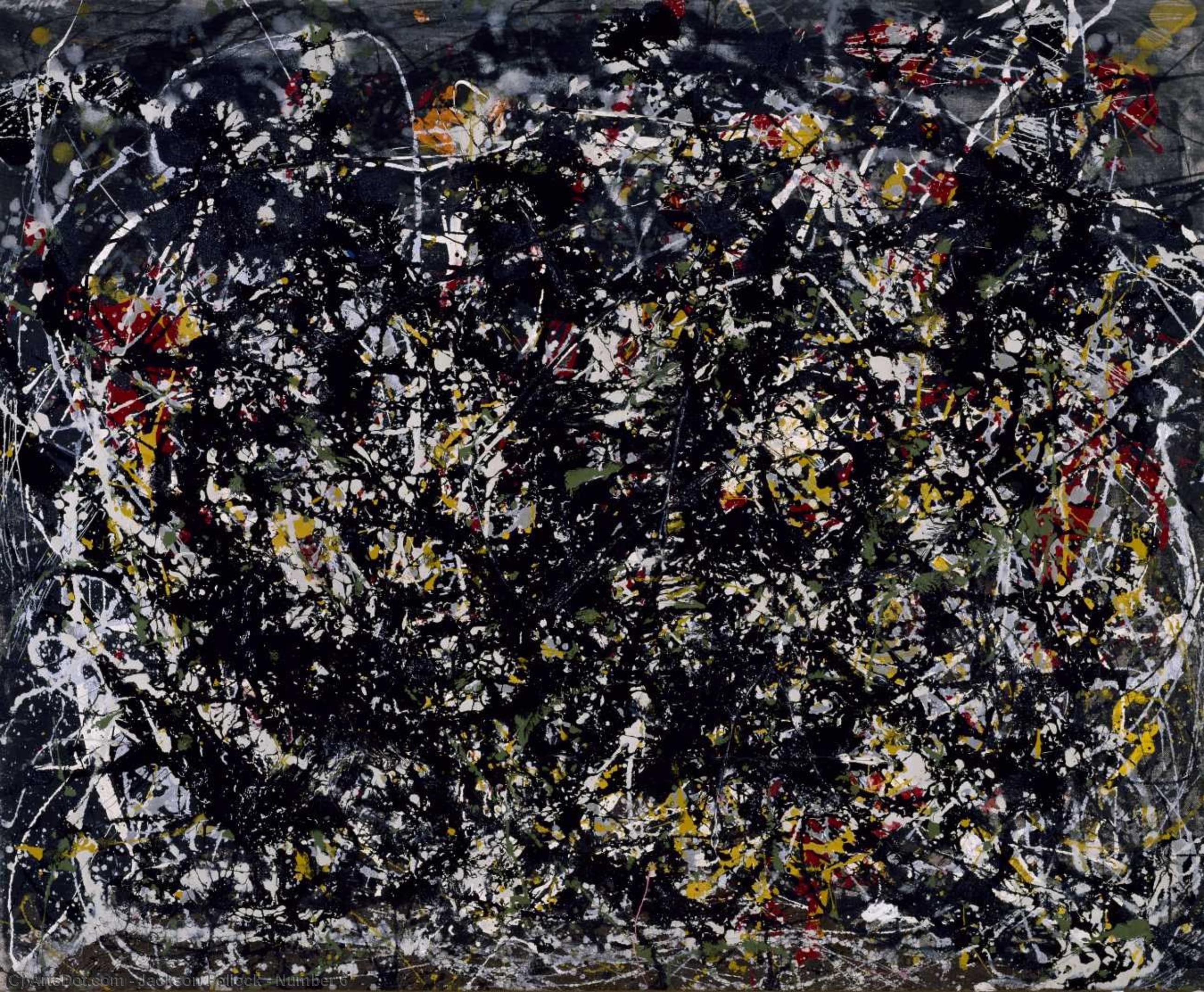 Nummer 6 — Jackson Pollock
