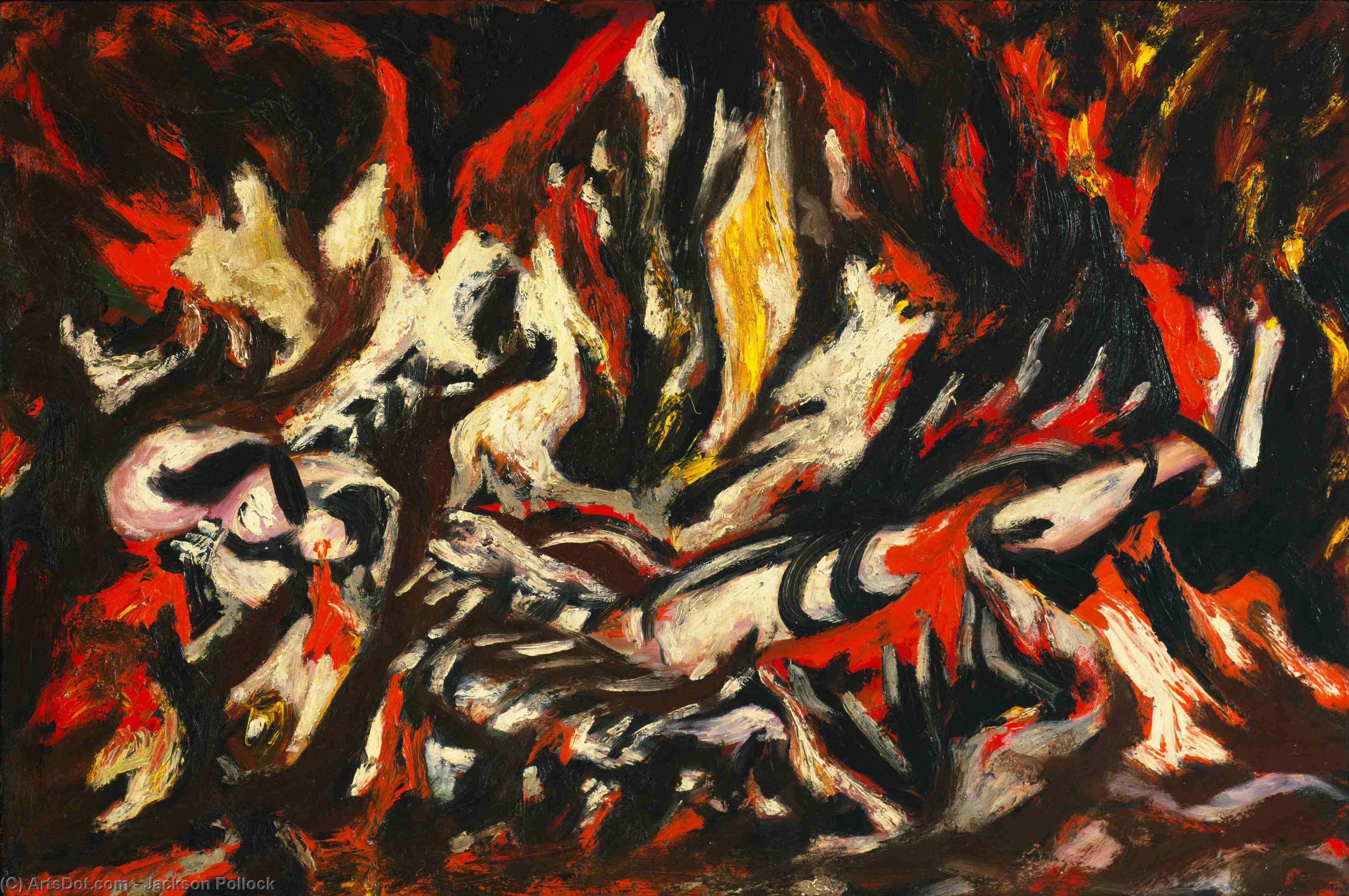 The Flame — Paul Jackson Pollock