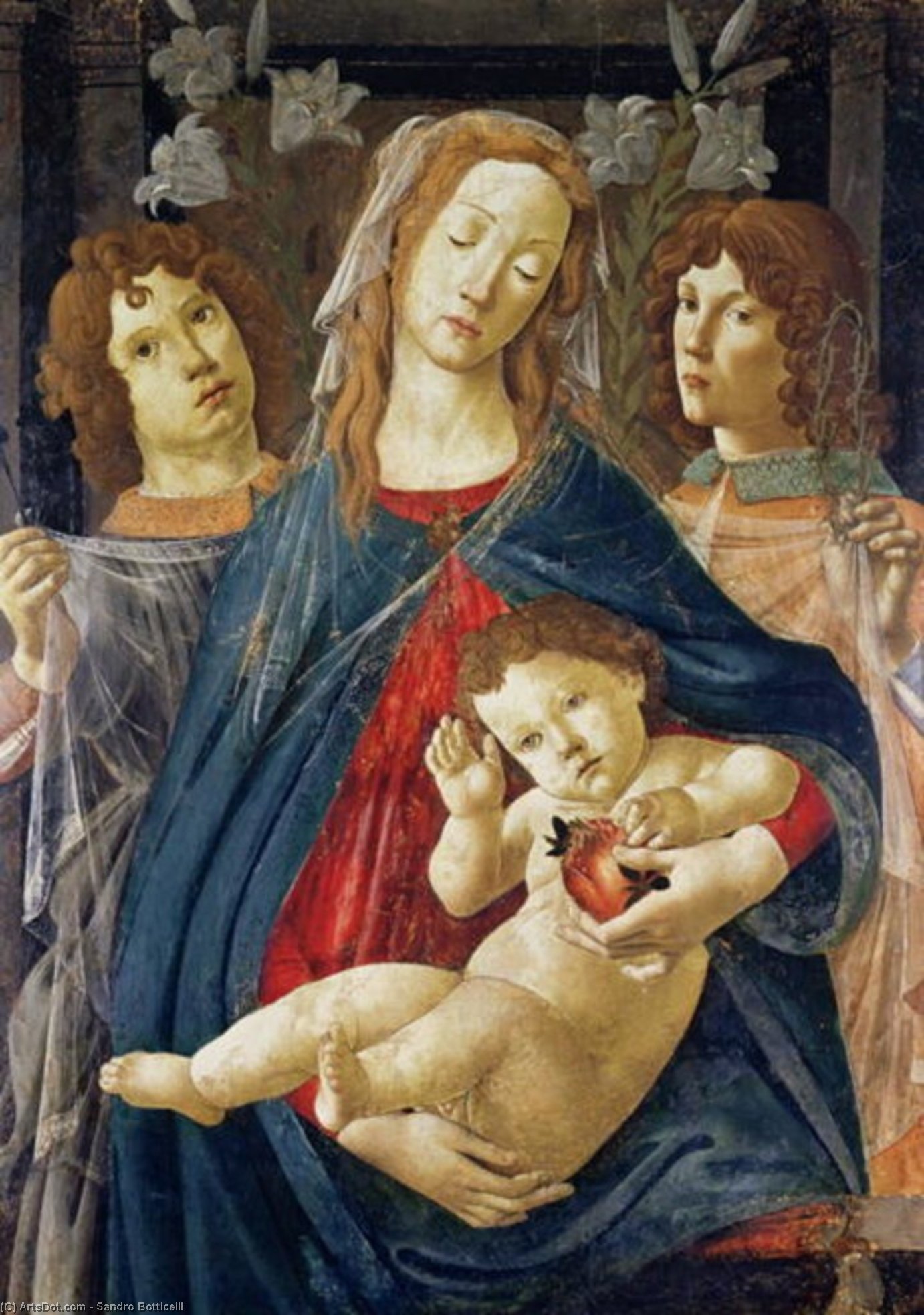 Virgin Of The Pomegranate — Sandro Botticelli