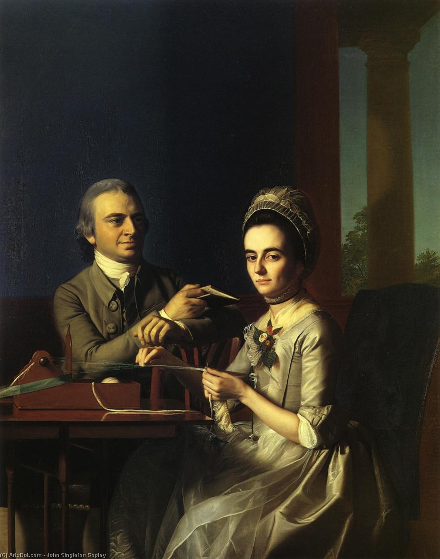 Mr.and Mrs.thomas Mifflin — John Singleton Copley