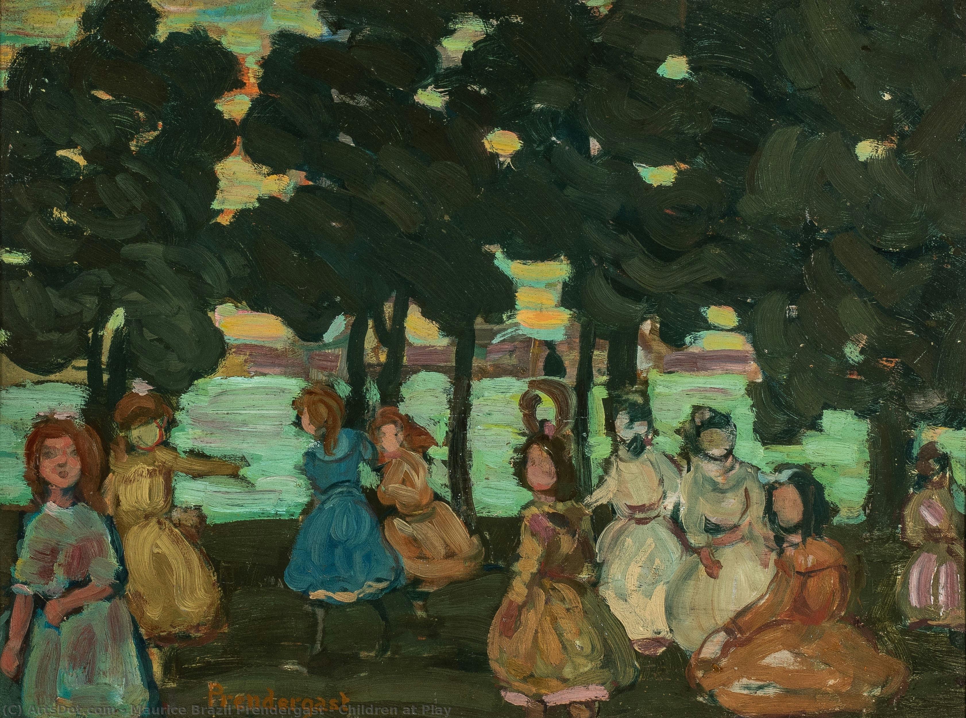 Children At Play — Maurice Brazil Prendergast
